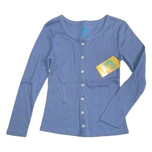 🔥 5 for $30 🔥 NWT Thereabouts Girls’ Long Sleeve Button Front | Size 7/8